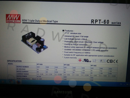 Mean Well-RPT60-C price