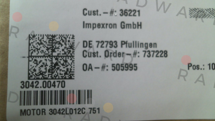 Faulhaber-Type: 3042L012C 751 	P/N: 3042.00470 price