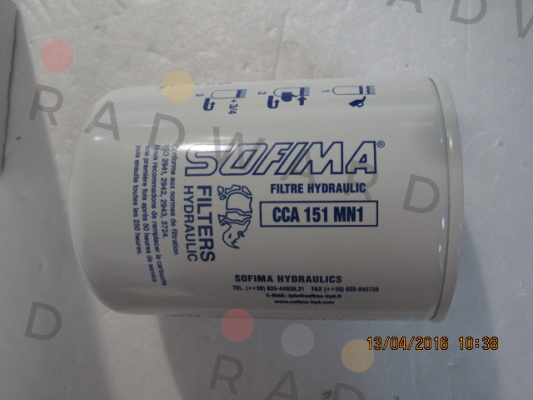 Ufi (SOFIMA FILTERS)-CCA151MN1 price