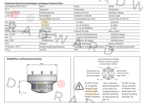 Hekatron-143 A (931.70.107) price