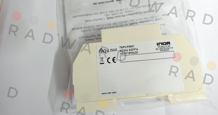 Inor-Order No. 70IPLP0001, Type: IPAQ-LPLUS price