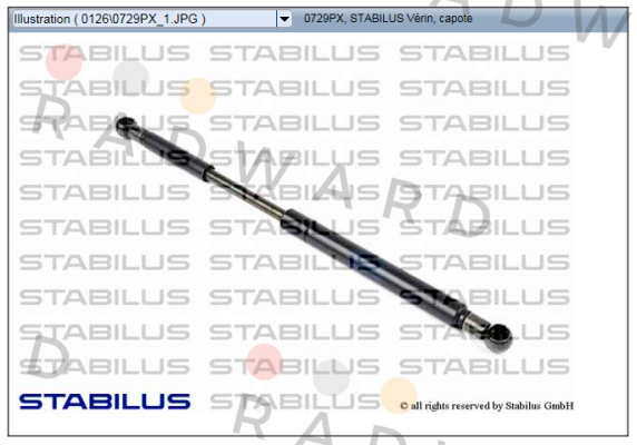 Stabilus-0729PX price