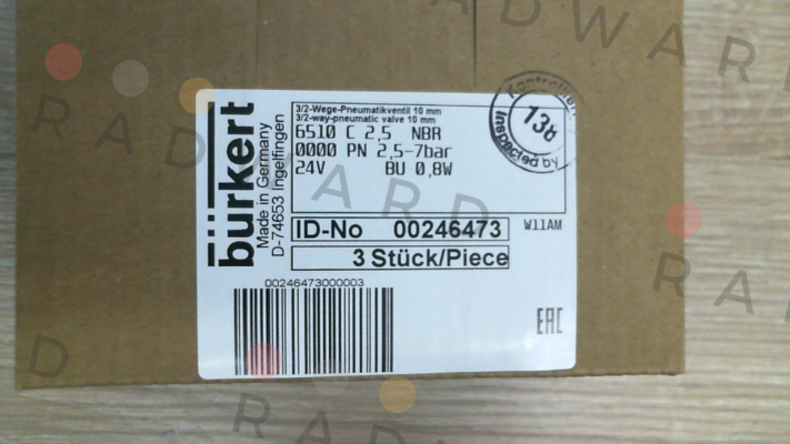 Burkert-Type 6510 / Article number 246473 price