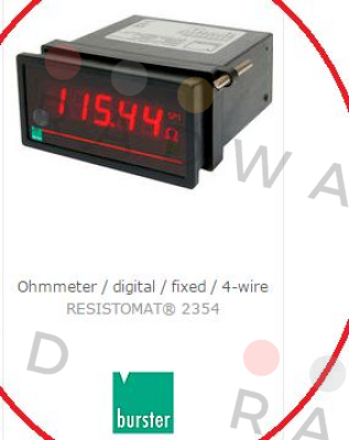 Burster-RESİSTOMAT 2354  price