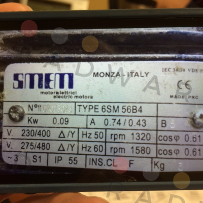 Smem-6SM56B 4POLE B5 price