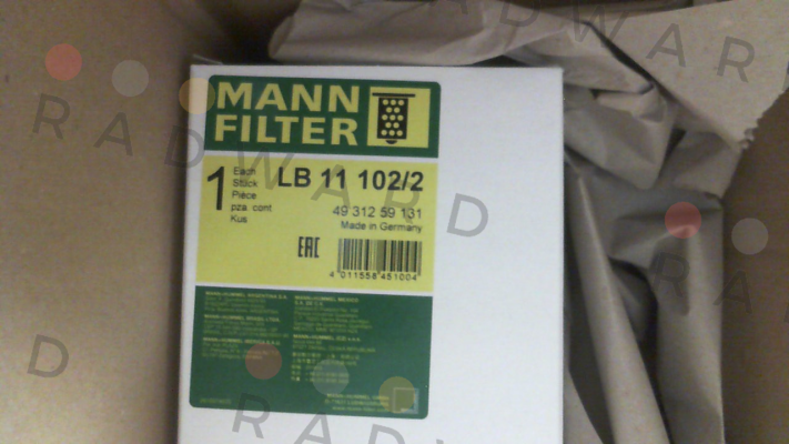 Mann Filter (Mann-Hummel)-4931259131 / LB 11 102/2 price