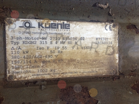 Küenle-Cooling Fan For 2710 455036 02 79321  price