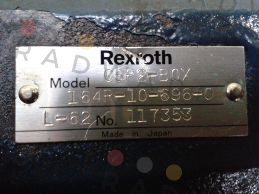 Rexroth-GSP2-BOX 164R-10-696-0 L-62 OEM/customized  price