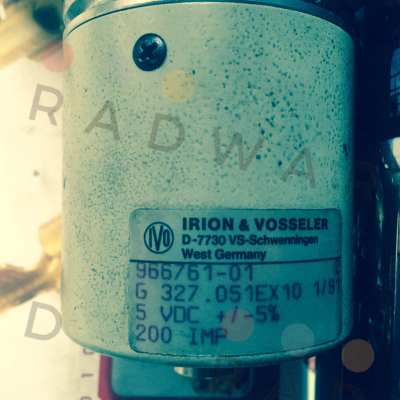 Irion-Vosseler-966761-01, G 327.051EX10 1/91  price