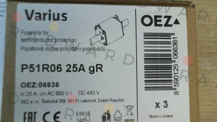 OEZ-Art. No. OEZ:06636, Type: P51R06 25A gR price