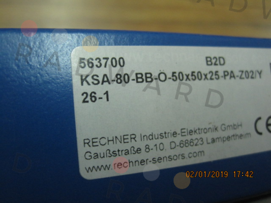 Rechner-p/n: 563700, Type: KSA-80-BB-O-50x50x25-PA-Z02/Y26-1 price