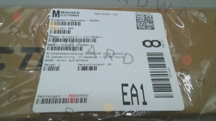 TE Connectivity (Tyco Electronics)-58583-1 price