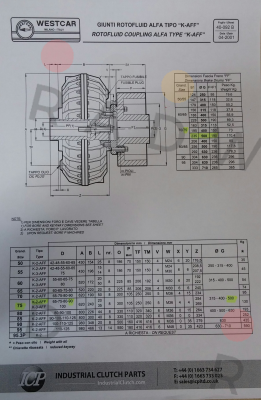 Westcar-Rotofluid Alfa 75P K 2N  price