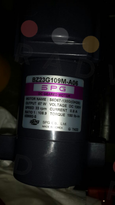 Spg Motor-BZ23G109M-A06  price