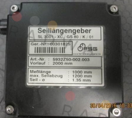 FSG Fernsteuergeräte-SL3001/XQ/GS80/K/01 (5932Z50-002.103) price