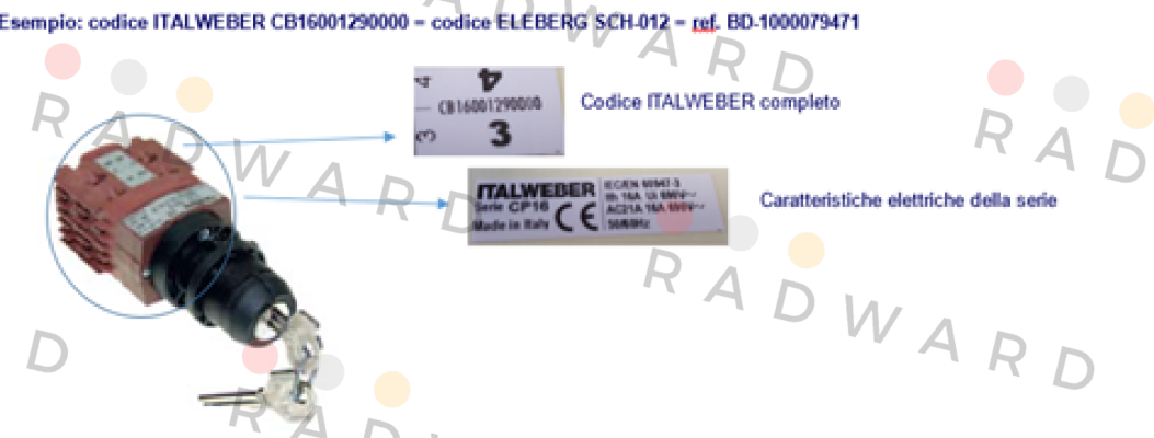 Italweber Elettra-CTCB16001290000 price