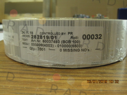 Leuze-p/n: 50037493, Type: BCB G40 H47 L100 price