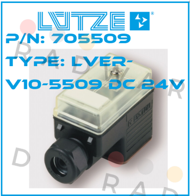 Luetze-P/N: 705509 Type: LVER-V10-5509 DC 24V (pack x10) price