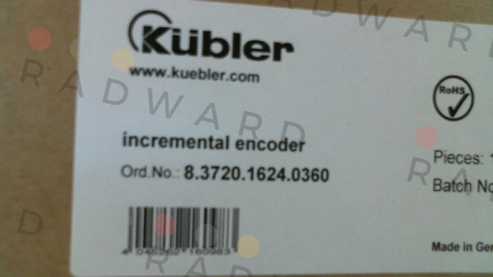 Kübler-8.3720.1624.0360 - obsolete price