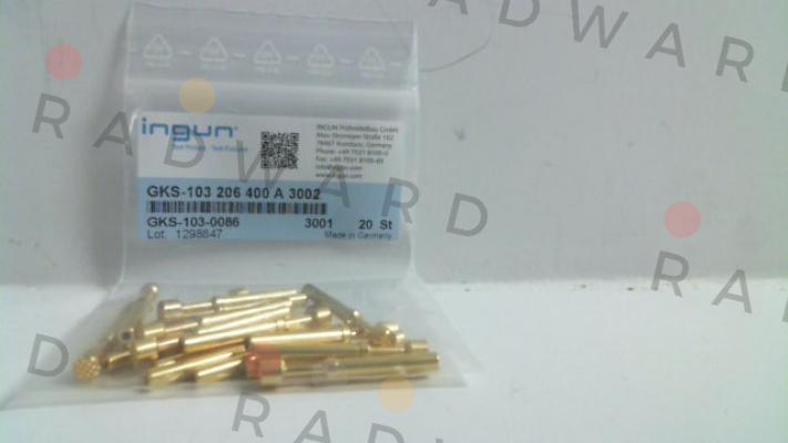 Ingun-GKS-103 206 400 A 3002 price
