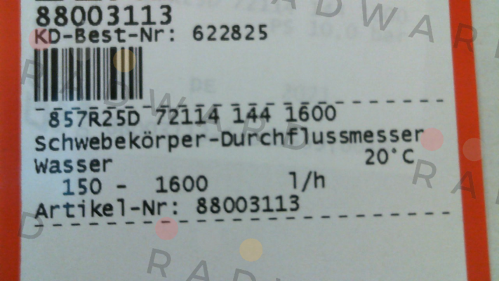 Gemü-88003113 / 857R25D 72114 144 1600 price