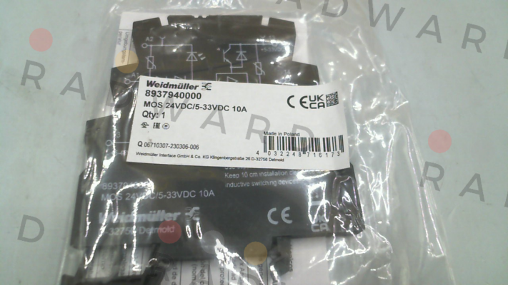 Weidmüller-8937940000 / MOS 24VDC/5-33VDC 10A price