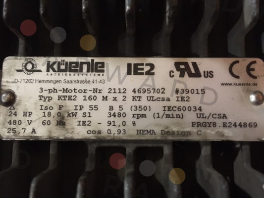 Küenle-KTE2 160 M x 2 KT ULcsa IE2   OEM!!  price