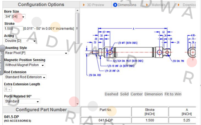 Bimba-041.5-DP price