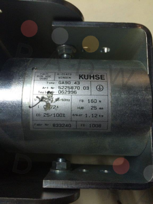Kuhse-P/N: 5225870.03, Type: GA 90.43 230V AC 25/100%ED price