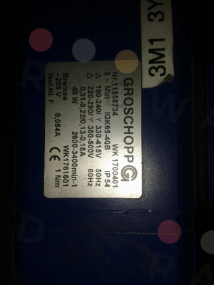 Groschopp-Typ: IGK 65-40B  price