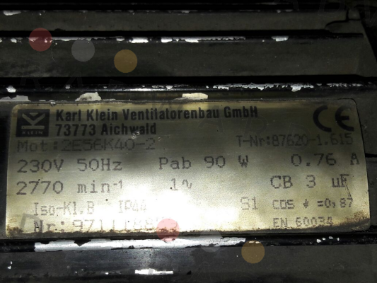Karl Klein-P/N: 87620-1.615, Type: 2E 56 K40-2 price