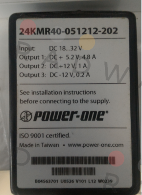 Bel Power Solutions-24KMR40-051212-202 not available  price