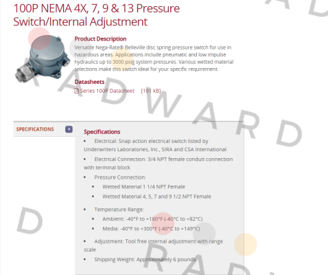 ITT NEO DYN-100P11C7  price