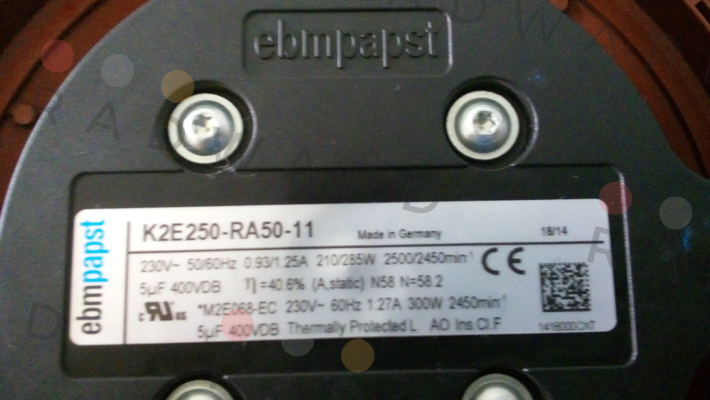 EBM Papst-K2E250-RA50-11 (OEM for Pfannenberg)  price