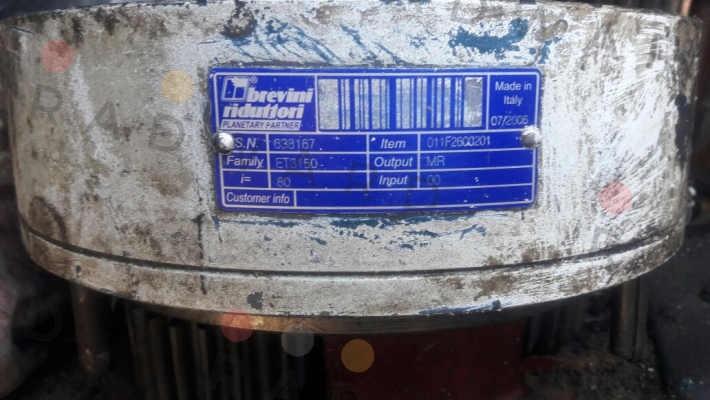 Brevini-Art. Nr. 011F2600201 , type ET3150/MR/80/00  price