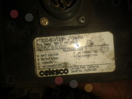Celesco-PT5DC-60-V62-BK-Z10-M6M price
