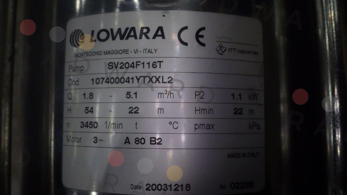 Lowara-SV204F116T  price