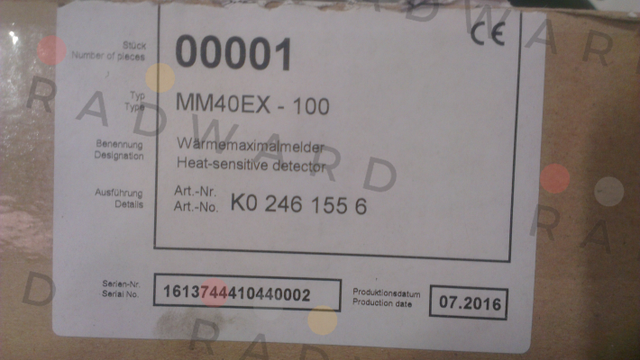 Tyco Fire-MM40EX-100  price