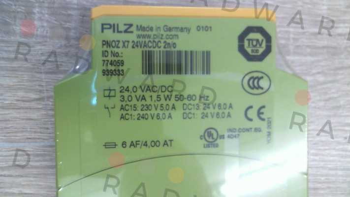 Pilz-P/N: 774059 Type: PNOZ X7 24VACDC 2n/o price