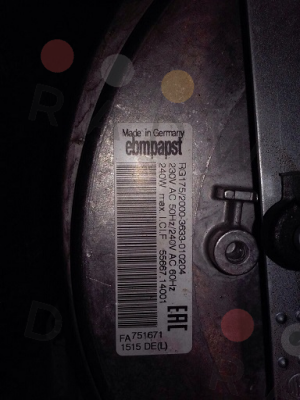 EBM Papst-RG175/2000-3633-010204 price