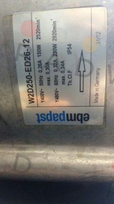 EBM Papst-W2D250-ED26-12 - OEM price