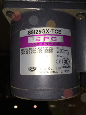 Spg Motor-S8I25GX-TCE price