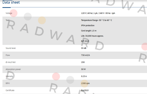 Weiguang-ASP-D250-4P-1PH AREA YWF4E-250S price