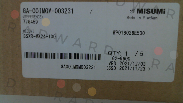 Misumi-SSXR-MX24-100 price