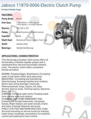 Jabsco-11780-0006  price