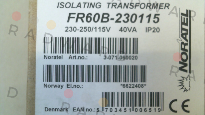 Noratel-FR60B-230115 / 3-071-060020 price