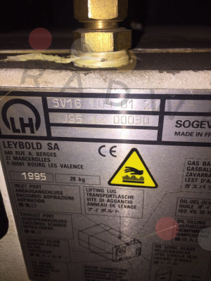Leybold-SV16 109 01 21 price