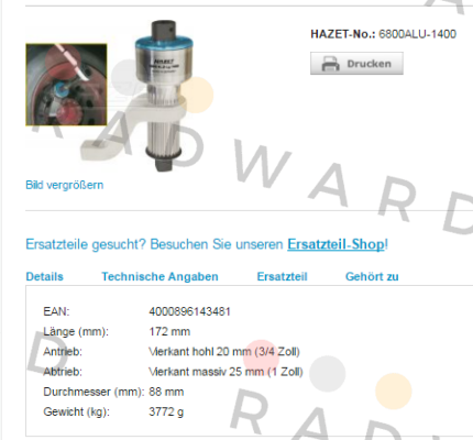Hazet-6800ALU-1400  price