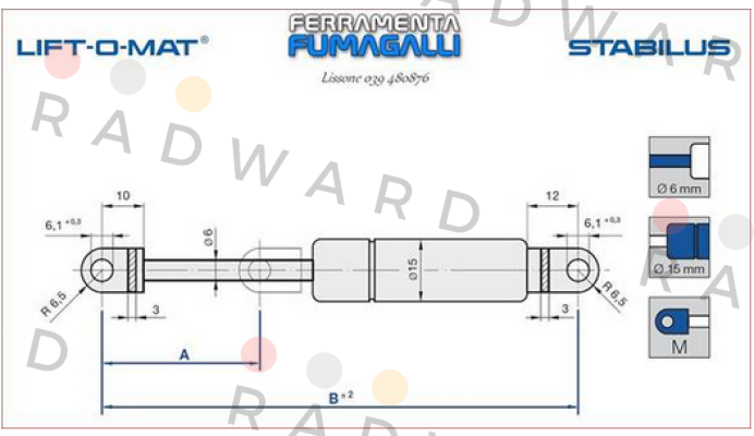Stabilus-LIFT-O-MAT 4775SX 400N price