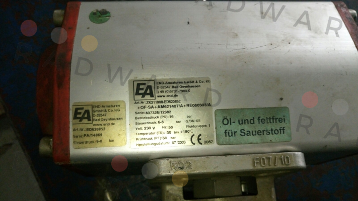 End Armaturen-ZK311008-ED620852  price